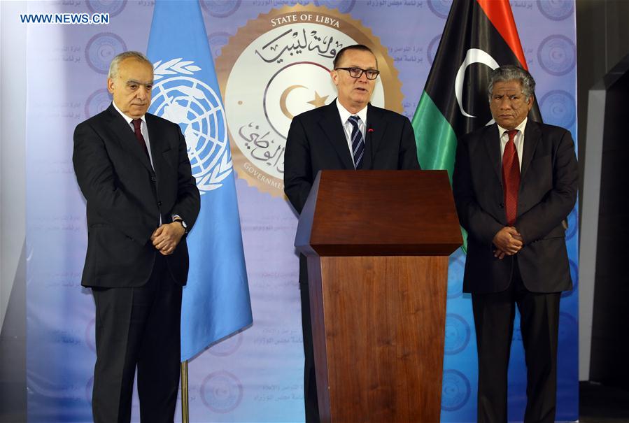 LIBYA-TRIPOLI-UN-JEFFREY FELTMAN-VISIT