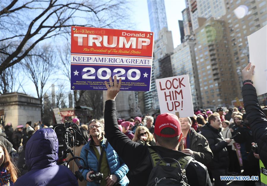 U.S.-NEW YORK-WOMEN'S MARCH