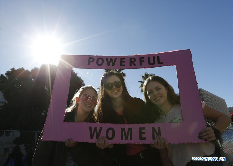 U.S.-LOS ANGELES-WOMEN'S MARCH