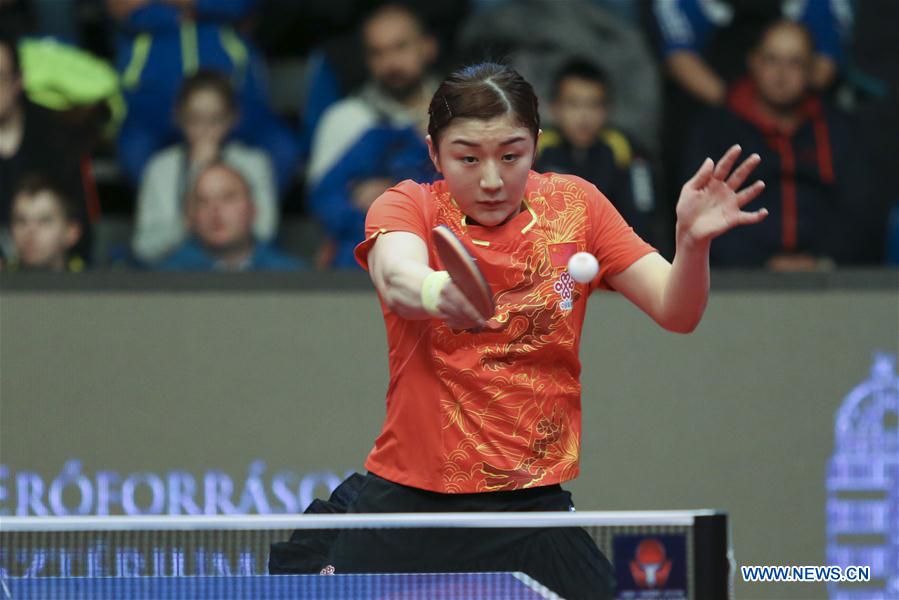 (SP)HUNGARY-BUDAPEST-ITTF WORLD TOUR-HUNGARIAN OPEN-WOMENS SINGLES