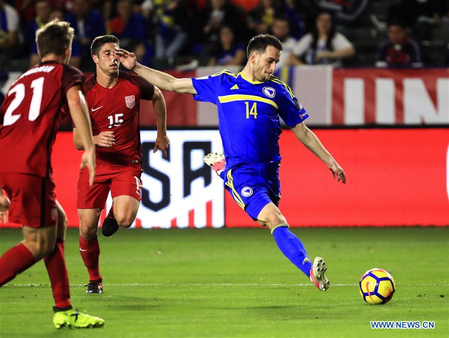 (SP)U.S.-LOS ANGELES-SOCCER-FRIENDLY MATCH-USA VS BIH