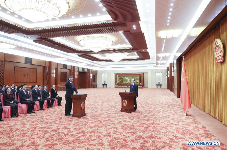 CHINA-BEIJING-NPC-OATH-TAKING CEREMONY (CN)