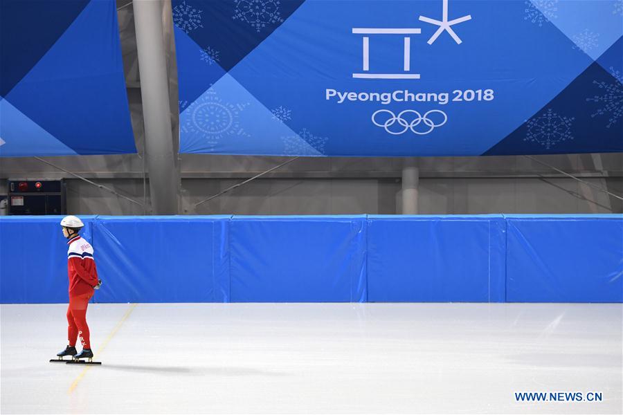 (SP)OLY-SOUTH KOREA-PYEONGCHANG-SHORT TRACK-TRAINING