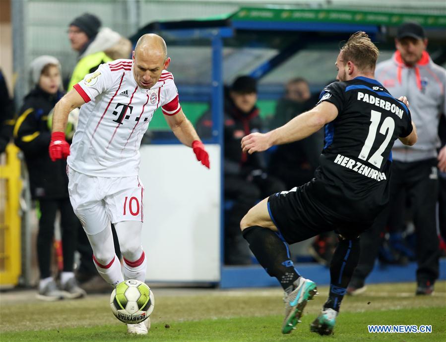 (SP)GERMANY-PADERBORN-SOCCER-GERMAN CUP-BAYERN MUNICH VS SC PADERBORN