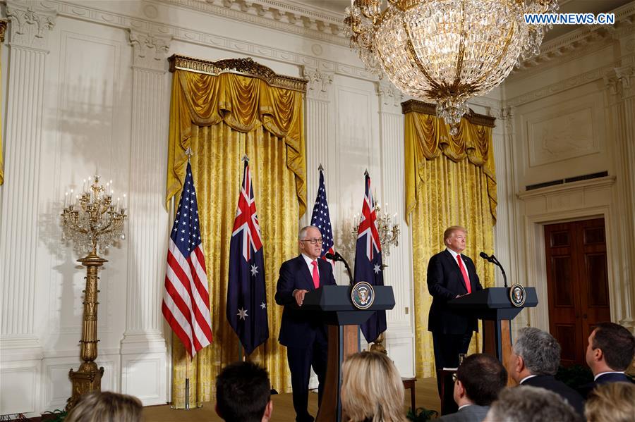 U.S.-WASHINGTON D.C.-TRUMP-AUSTRALIA-MEETING