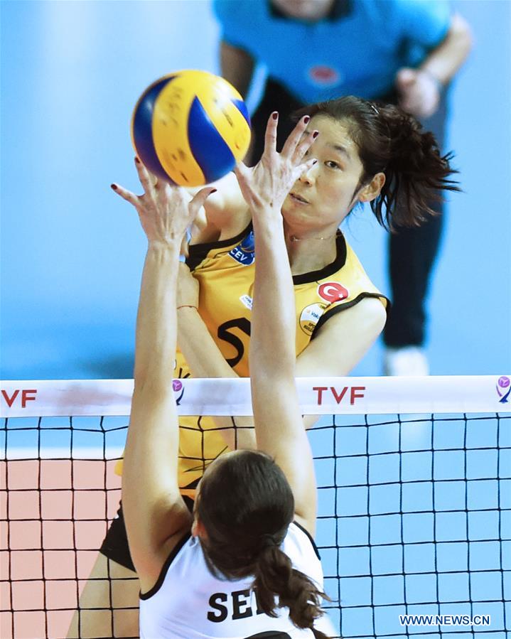 (SP)TURKEY-ISTANBUL-VOLLEYBALL-TURKISH WOMEN LEAGUE-PLAYOFFS-QUARTER FINAL-BESIKTAS VS VAKIFBANK