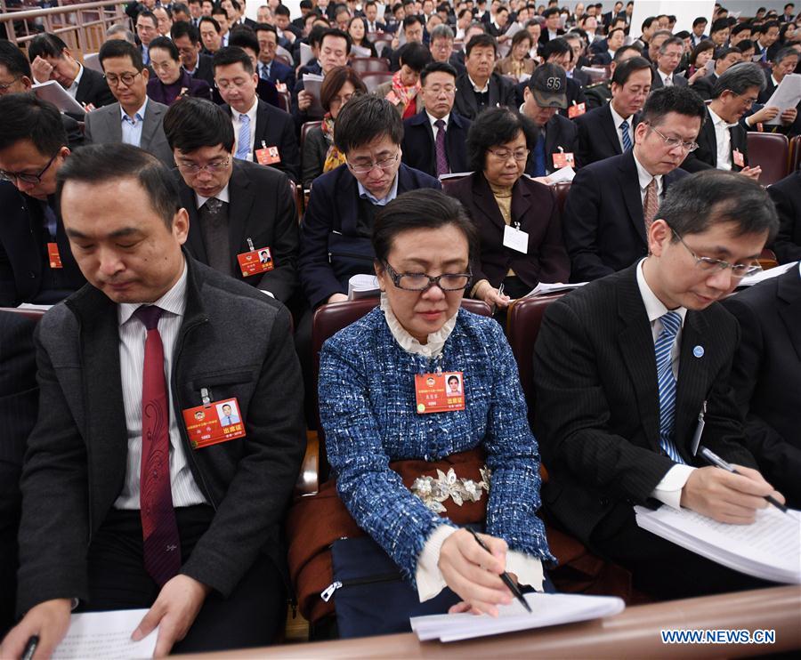 (TWO SESSIONS)CHINA-BEIJING-NPC-SECOND PLENARY MEETING (CN)