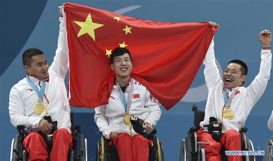 (SP)OLY-PARALYMPIC-SOUTH KOREA-GANGNEUNG-WHEELCHAIR CURLING-CHINA-GOLD MEDAL