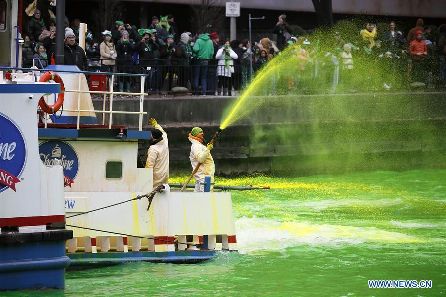 U.S.-CHICAGO-ST. PATRICK'S DAY-CELEBRATION