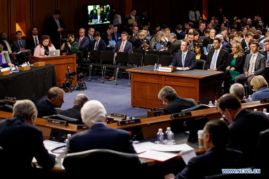 U.S.-WASHINGTON D.C.-FACEBOOK-ZUCKERBERG-HEARING