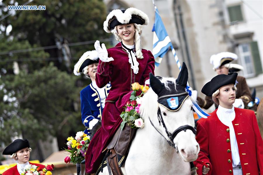 SWITZERLAND-ZURICH-SECHSELAUTEN-SPRING FESTIVAL