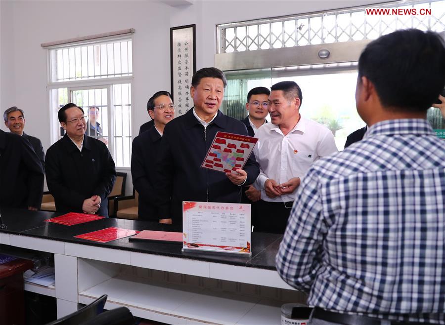 CHINA-HUBEI-XI JINPING-INSPECTION (CN)