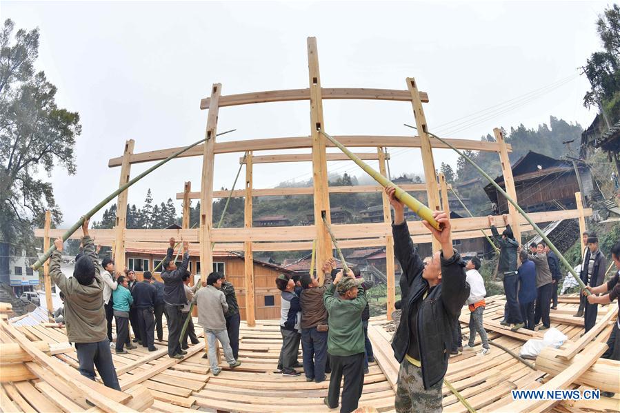 CHINA-GUANGXI-MIAO VILLAGE-NEW BUILDING (CN)