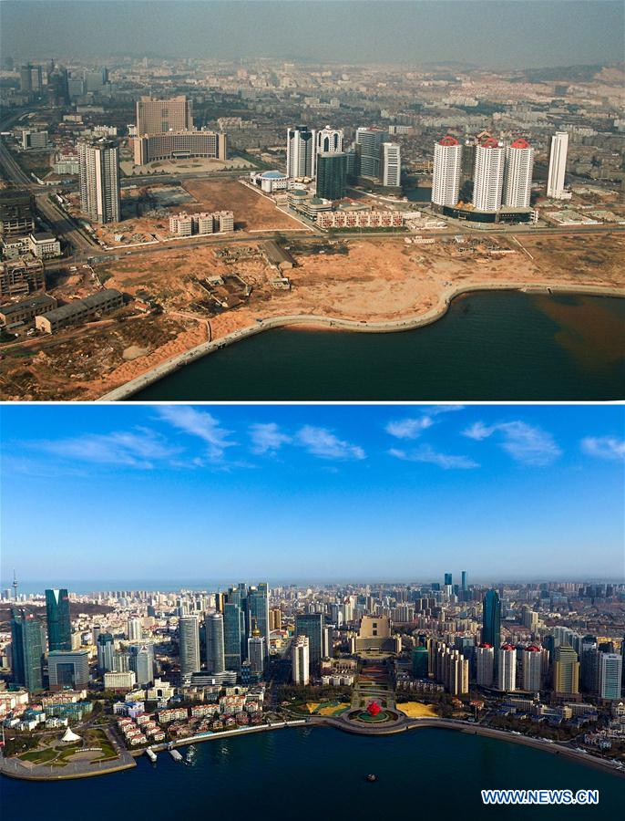 CHINA-QINGDAO-AERIAL VIEW-CONTRAST (CN)