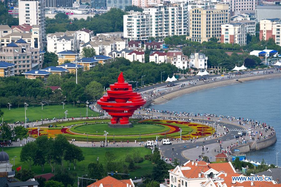 CHINA-QINGDAO-SCO SUMMIT-CITY SCENERY (CN)