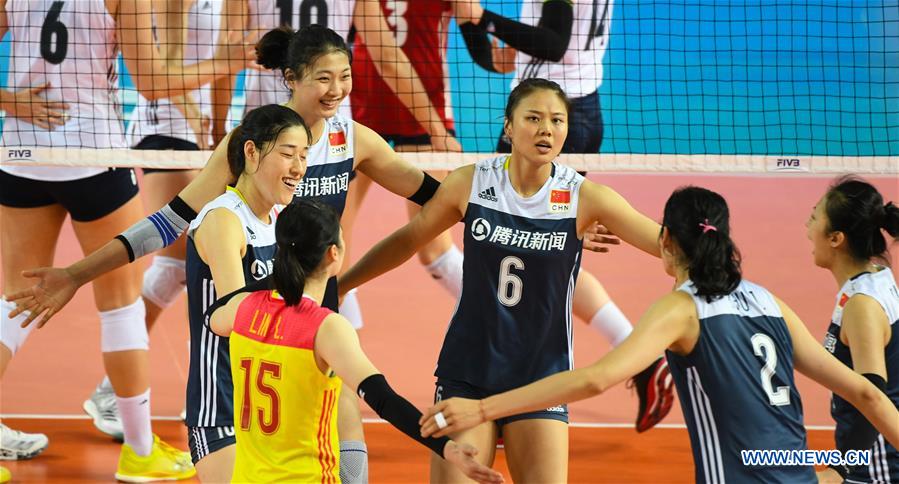 (SP)CHINA-JIANGMEN-VOLLEYBALL-FIVB NATIONS LEAGUE-WOMEN (CN)