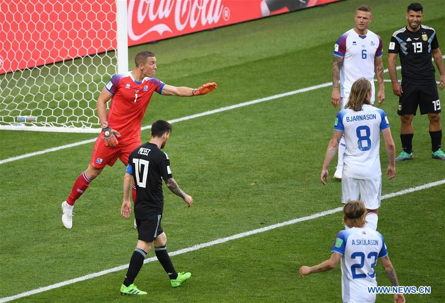 (SP)RUSSIA-MOSCOW-2018 WORLD CUP-GROUP D-ARGENTINA VS ICELAND