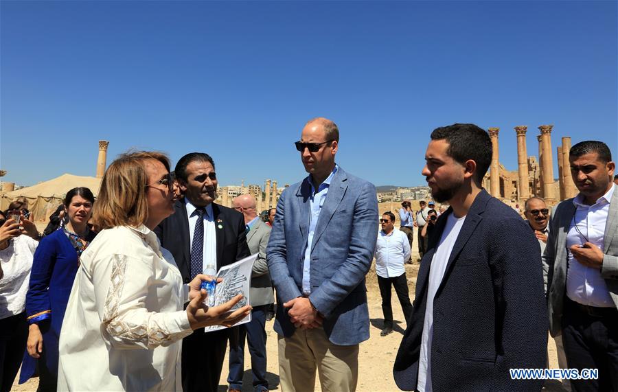 JORDAN-AMMAN-UK-PRINCE WILLIAM-VISIT