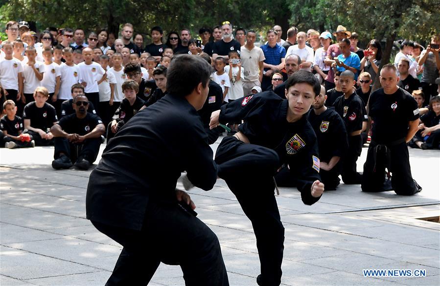 CHINA-HENAN-AMERICAN KUNGFU ENTHUSIASTS-PERFORMANCE (CN)