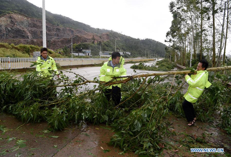 CHINA-FUJIAN-TYPHOON MARIA-LANDFALL (CN)