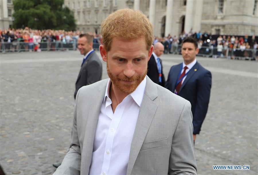 IRELAND-DUBLIN-BRITAIN'S PRINCE HARRY-VISIT