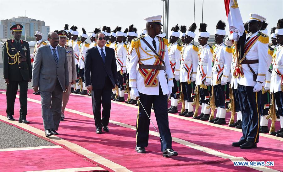 SUDAN-KHARTOUM-EGYPT-PRESIDENT-VISIT