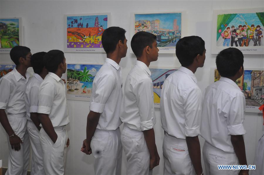 SRI LANKA-COLOMBO-BELT AND ROAD INITIATVE-PAINTING EXHIBITION