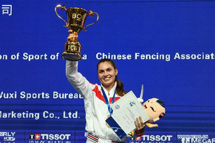 (SP)CHINA-JIANGSU-WUXI-FENCING-WORLD CHAMPIONSHIPS (CN)