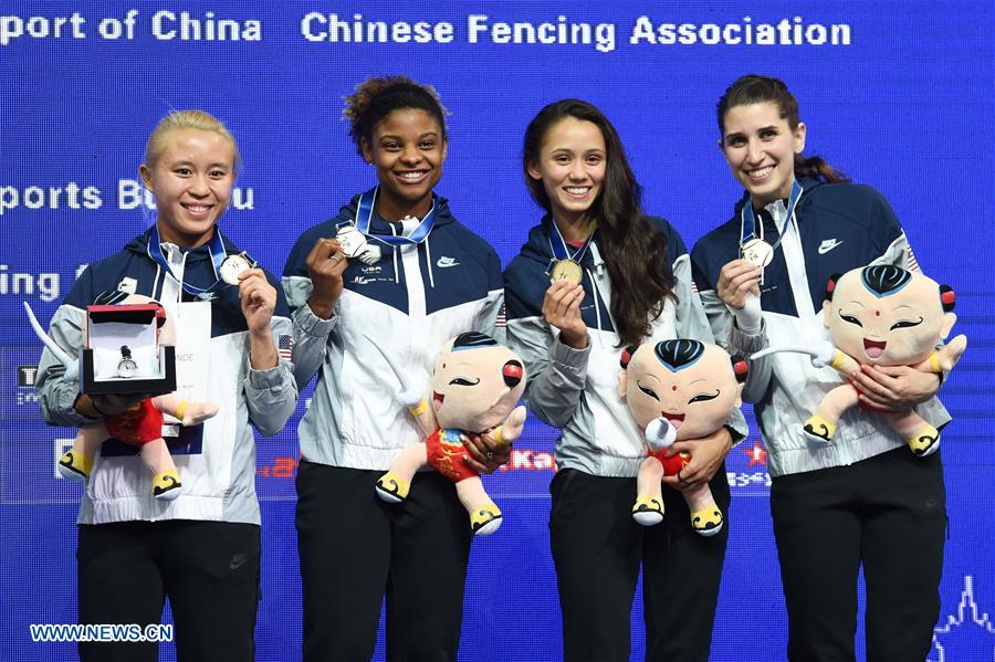 (SP)CHINA-JIANGSU-WUXI-FENCING-WORLD CHAMPIONSHIPS (CN)