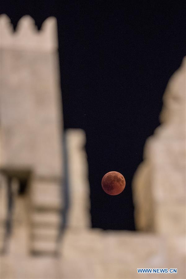 MIDEAST-JERUSALEM-LUNAR ECLIPSE