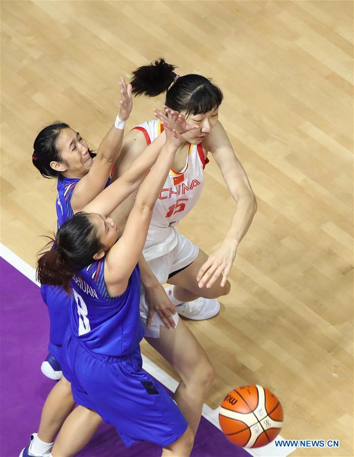 (SP)INDONESIA-JAKARTA-ASIAN GAMES-BASKETBALL-CHINA VS THAILAND