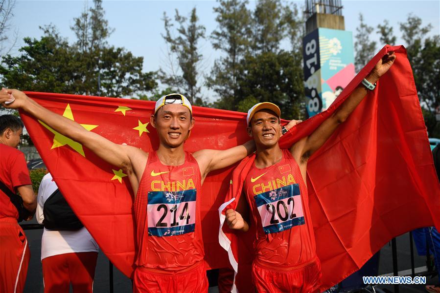 (SP)INDONESIA-JAKARTA-ASIAN GAMES-ATHLETICS-MEN'S 20KM WALK