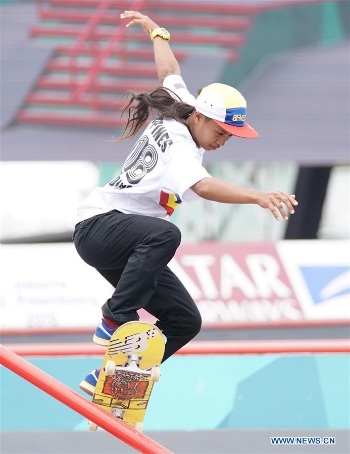 (SP)INDONESIA-PALEMBANG-ASIAN GAMES-SKATEBOARD