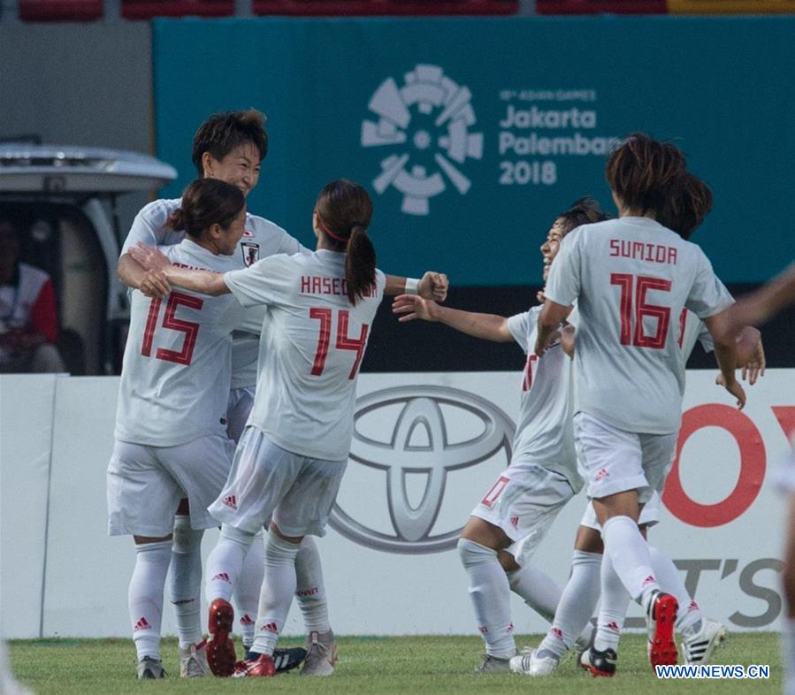 (SP)INDONESIA-PALEMBANG-ASIAN GAMES-WOMEN'S FOOTBALL