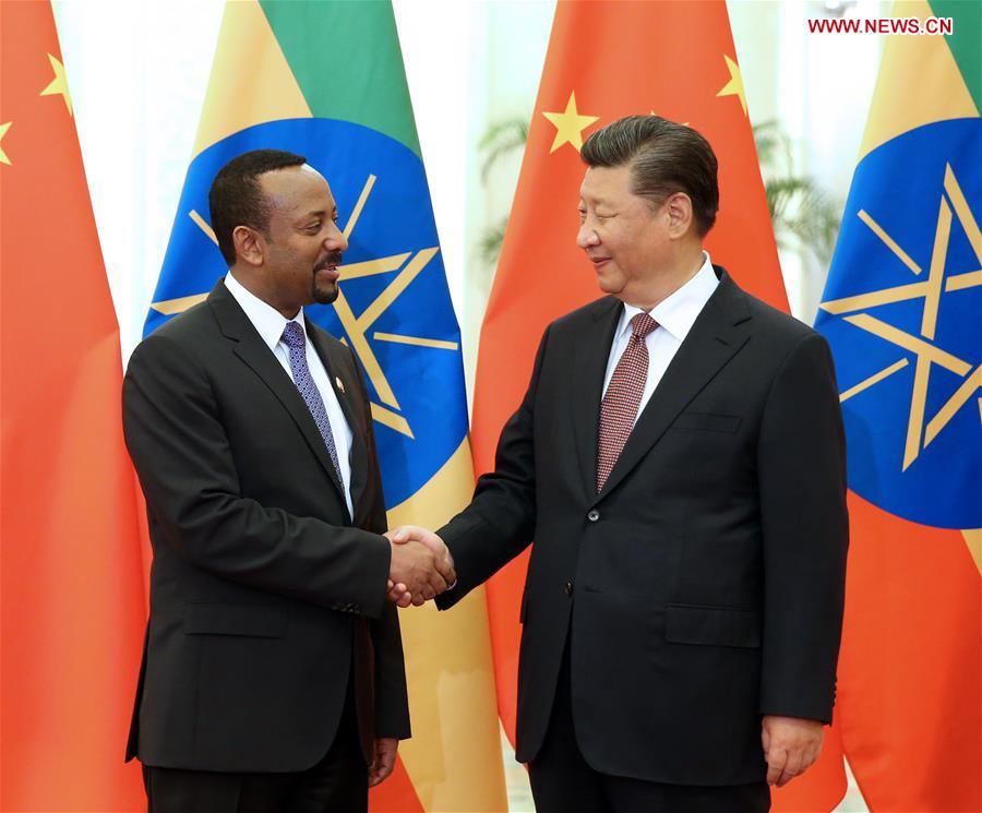 CHINA-BEIJING-XI JINPING-ETHIOPIAN PM-MEETING (CN)