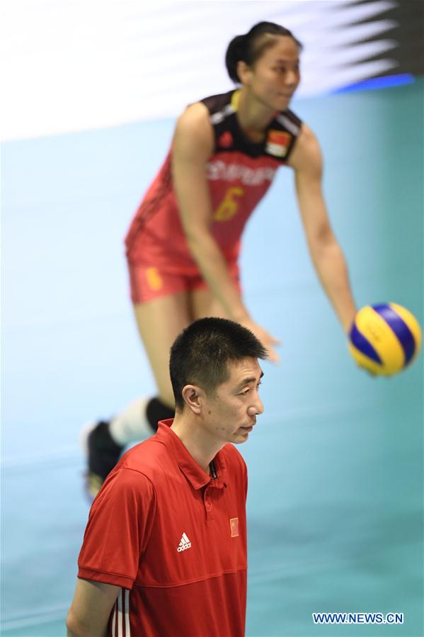 (SP)SWITZERLAND-MONTREUX-VOLLEYBALL-CHINA VS SWITZERLAND