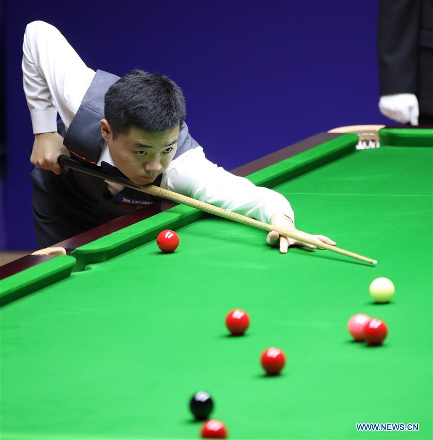 (SP)CHINA-SHANGHAI-SNOOKER-SHANGHAI MASTERS 2018 (CN)