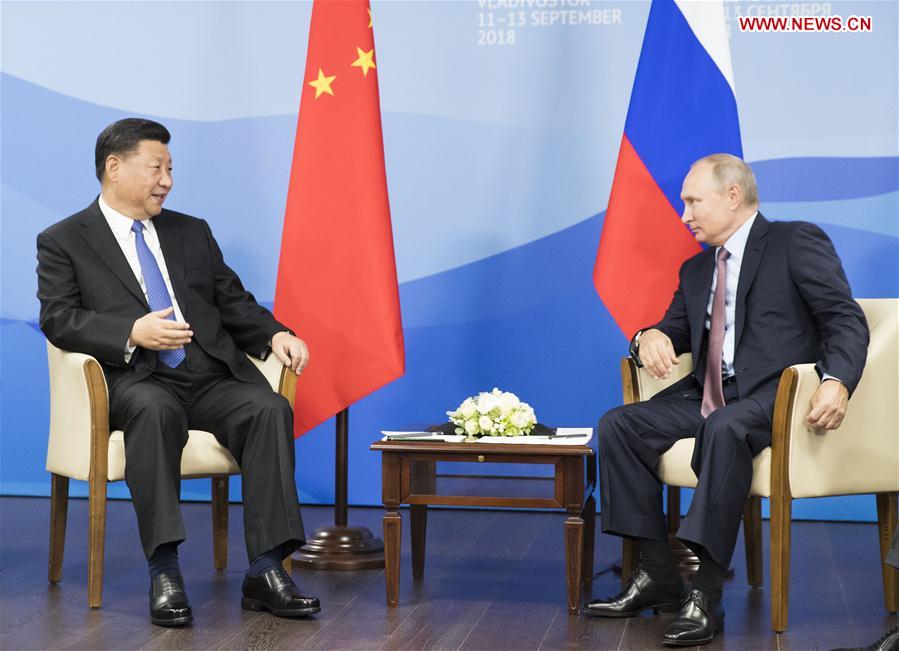 RUSSIA-VLADIVOSTOK-XI JINPING-PUTIN-TALKS