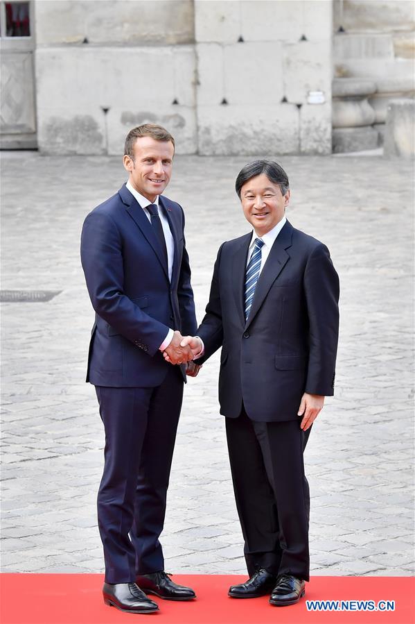 FRANCE-VERSAILLES-JAPAN-CROWN PRINCE-NARUHITO-VISIT