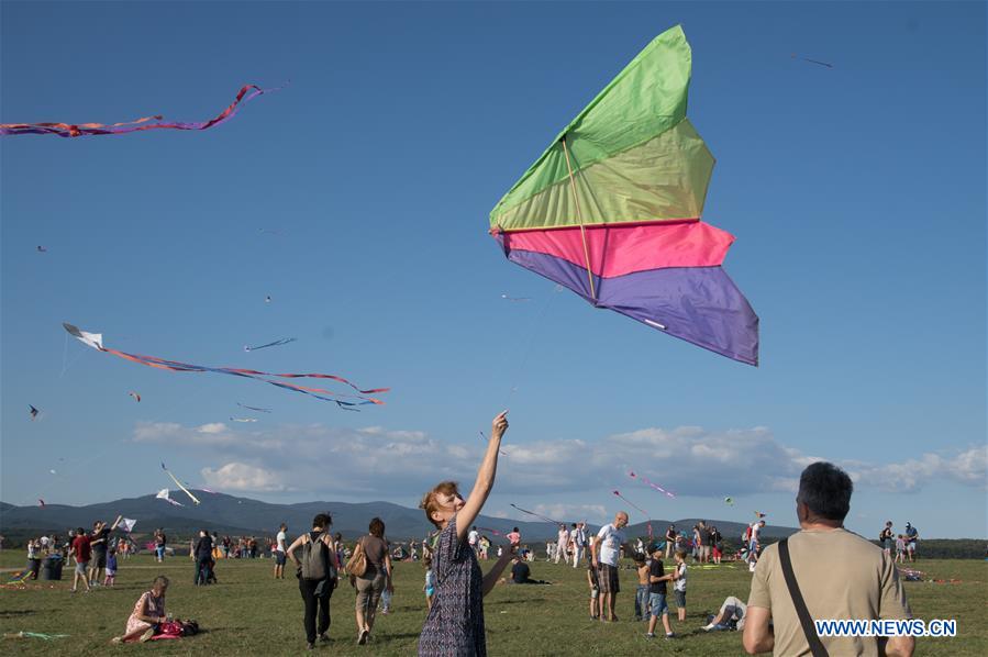 HUNGARY-ZEBEGENY-KITE FESTIVAL 