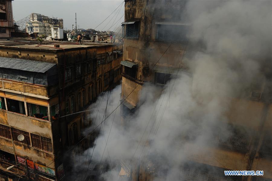 INDIA-KOLKATA-FIRE AT MARKET