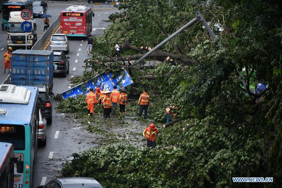 CHINA-SHENZHEN-TYPHOON MANGKHUT (CN)