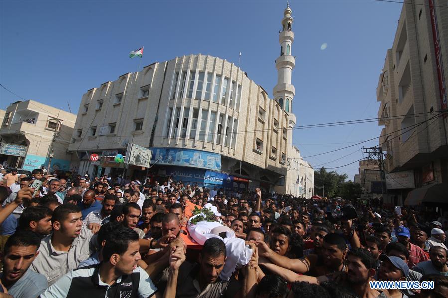 MIDEAST-KHAN YOUNIS-FUNERAL