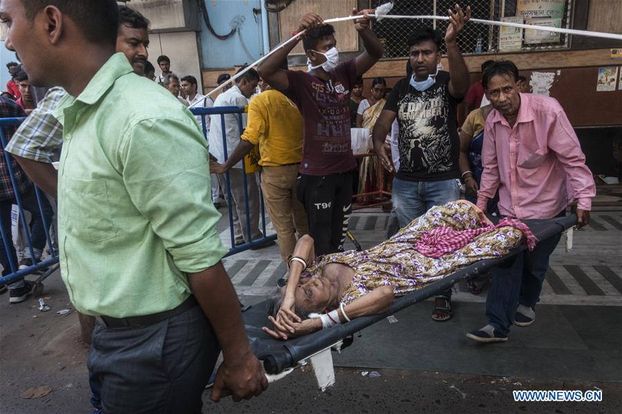 INDIA-KOLKATA-FIRE AT HOSPITAL