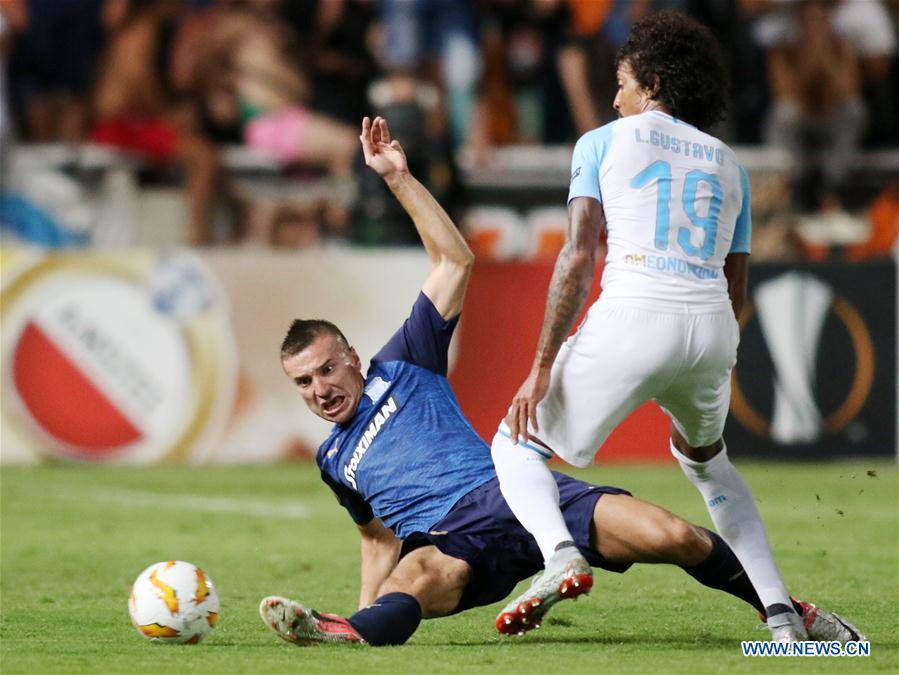 (SP)CYPRIS-NICOSIA-SOCCER-UEFA EUROPA LEAGUE-APOLLON VS MARSEILLE