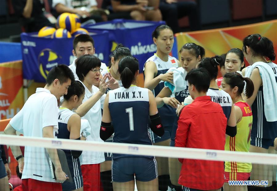 (SP)JAPAN-OSAKA-VOLLEYBALL-WOMEN'S WORLD CHAMPIONSHIP-CHINA VS RUSSIA