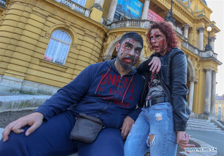 CROATIA-ZAGREB-ZOMBIE WALK