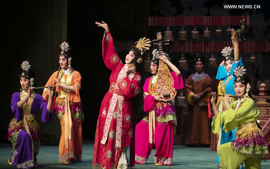 BRITAIN-LONDON-CHINA-PEKING OPERA-PERFORMANCE