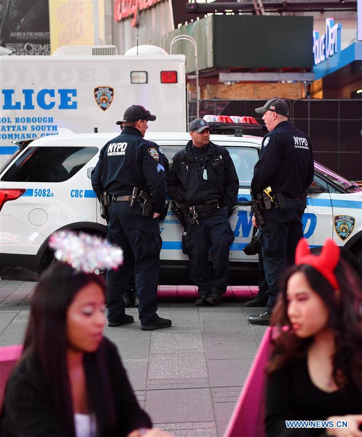 U.S.-NEW YORK-HALLOWEEN-SECURITY