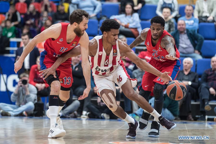 (SP)RUSSIA-MOSCOW-BASKETBALL-EUROLEAGUE-CSKA VS OLYMPIACOS